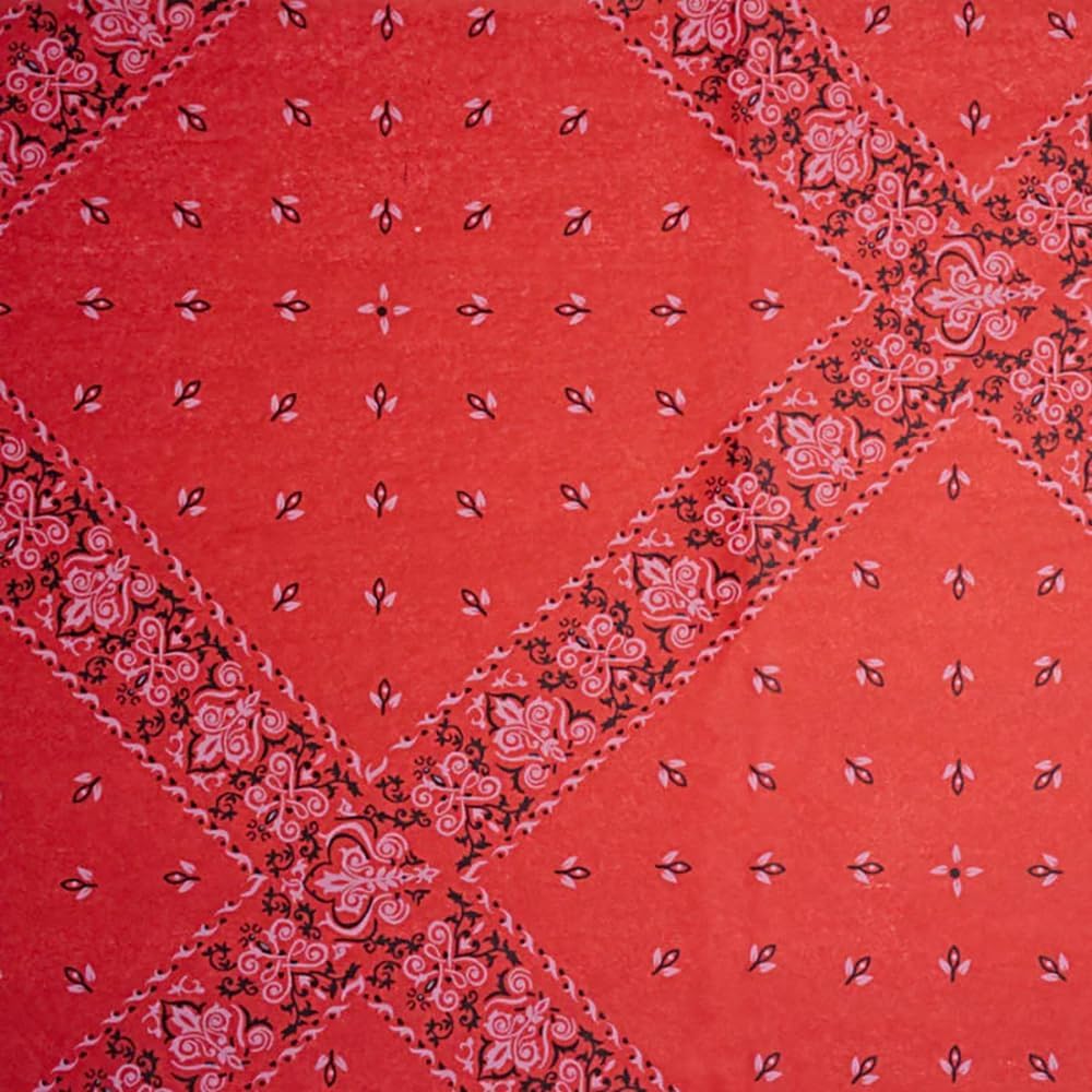 Paper Mart Red Bandana Tissue Paper, 20 x 30 Inch Sheets of Decorative Tissue Paper, Bulk Quantity of 240 Sheets for Gift Wrapping