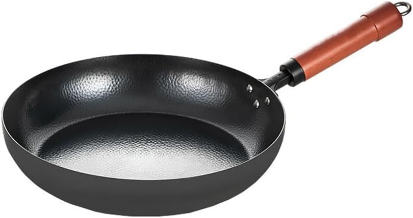 Iron Flat Bottom Frying Pan Hand Forged Stir Extreme For Home Use