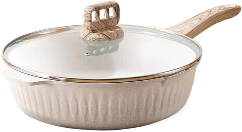 Stir Frying Pan Flat Bottomed Rice Stone Non Stick Electromagnetic Gas