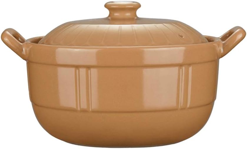 Household Kitchen Soup Pot High Temperature Flame Ceramic Cooking Steamer Casserole Multifunctional Cookware(Small)