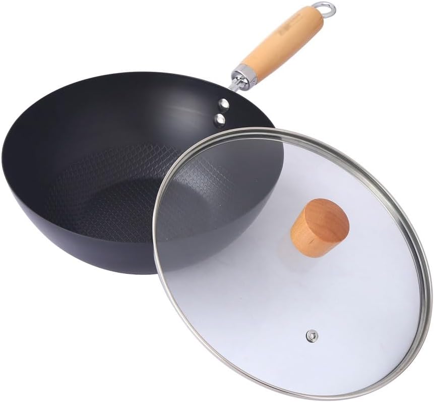 316 Stainless Steel Frying Pan Non Stick Pot Household Five Layer Vegetable Honeycomb