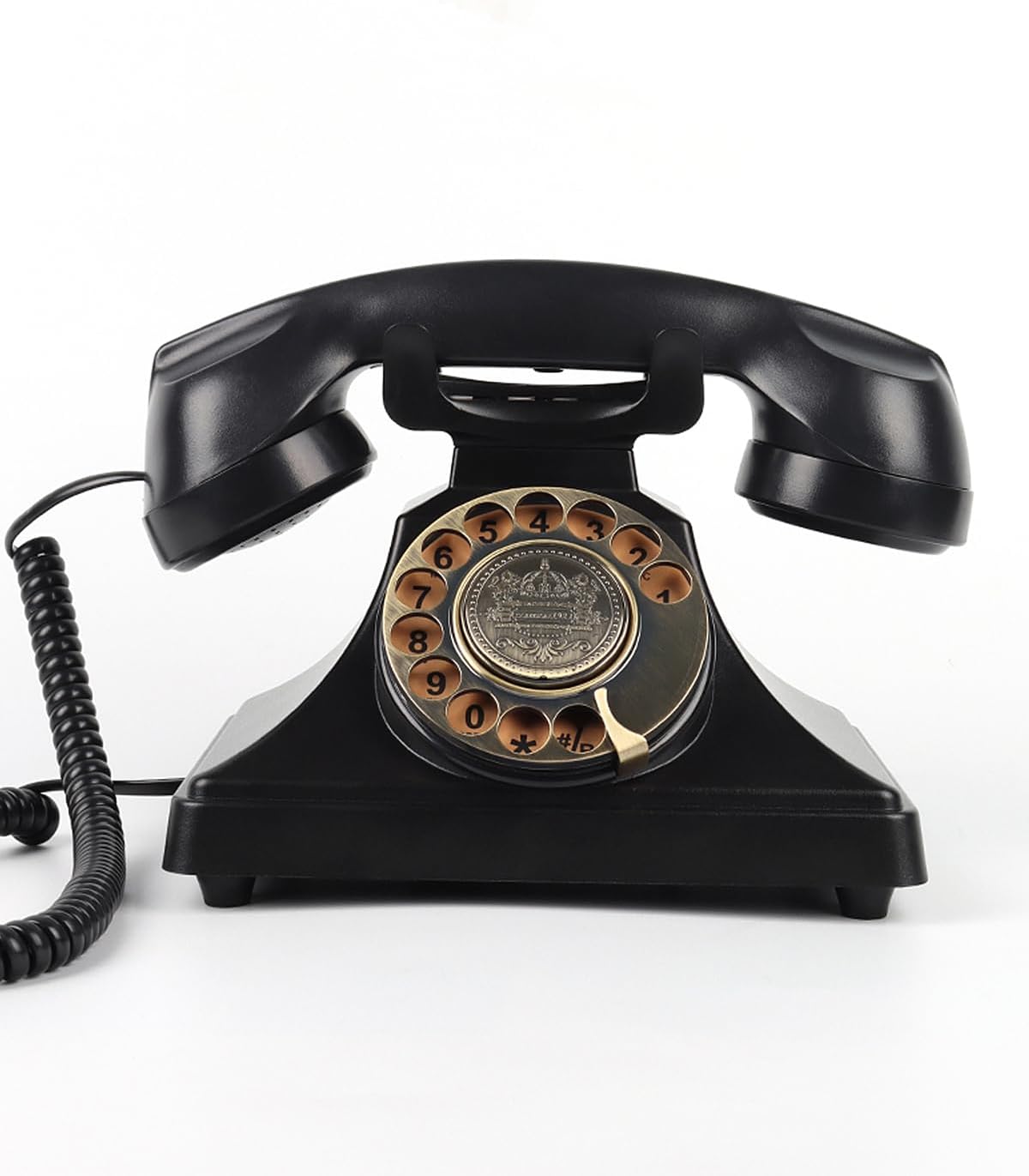 Audio Guest Book Wedding Phone, Audio Gueestbook for Recording Guest Messages, Retro Phone Guestbook for Weddings, Party, Baby Shower, Guaduation, Engagement, Funeral (Black)