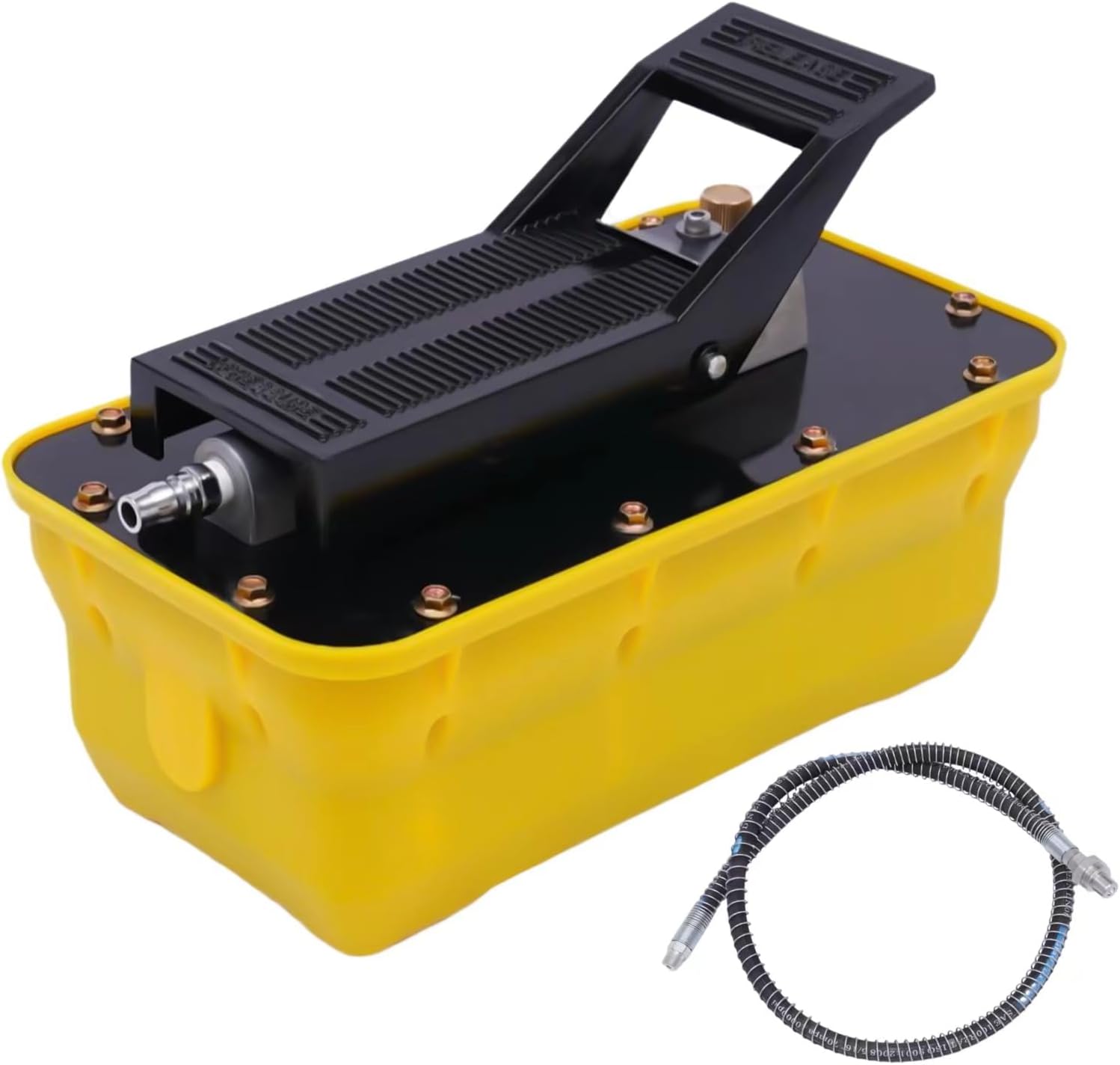 Bead Breaker, 10000PSI Hydraulic Metal Foot Pump and Air Hose for Tractor Trucks Lawn Mower ATV (Hydraulic Foot Pump)