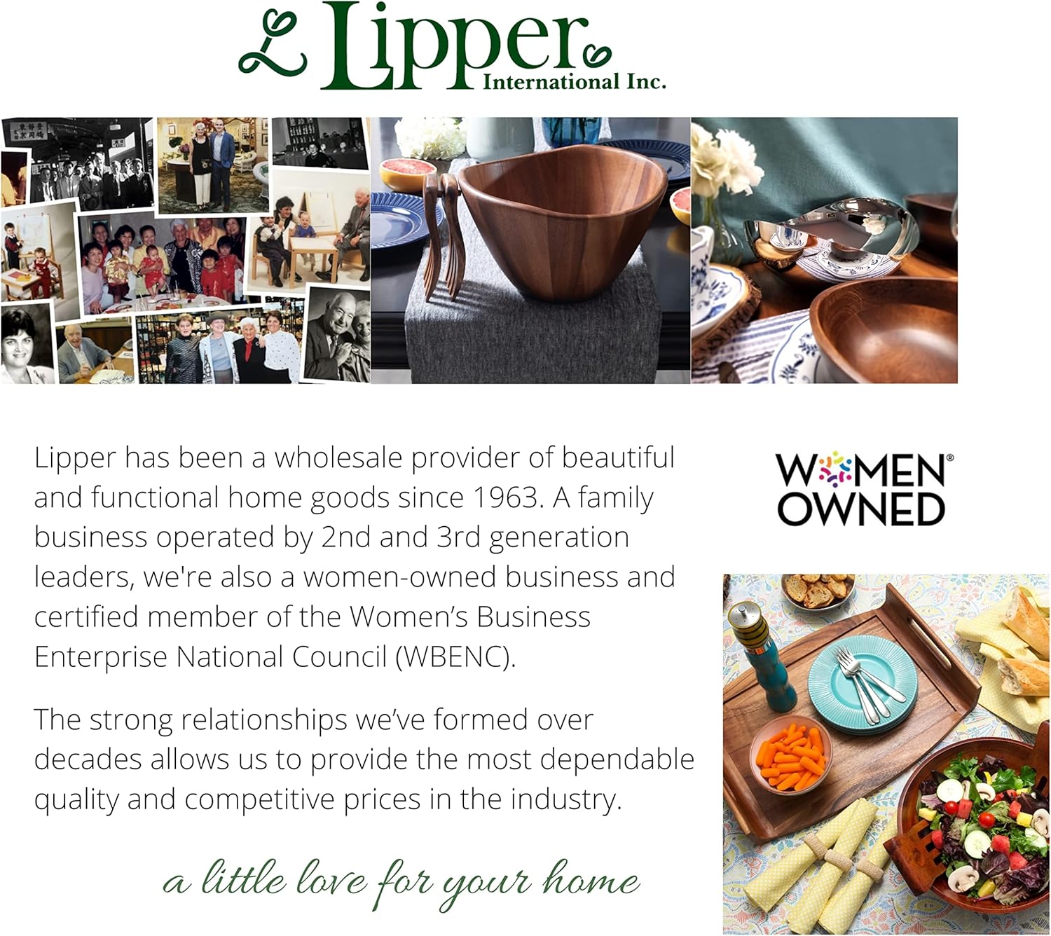 Lipper International Bamboo Wood Custom Fit Adjustable Dresser and Kitchen Drawer Dividers, 18 1/8