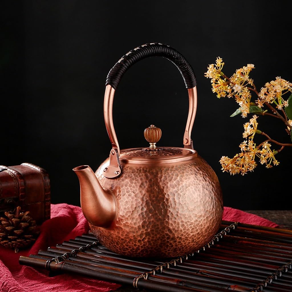 Copper Large Capacity Pot Teapot Household Tea Set Bubble Handmade Single Retro Portable