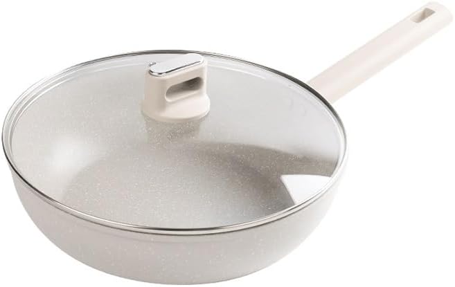 The Hybrid Non-Stick Wok Gift Cookware Household Cooking Wok Tourmaline Non-stick Pan Multi-functional Family kitchen(30cm)