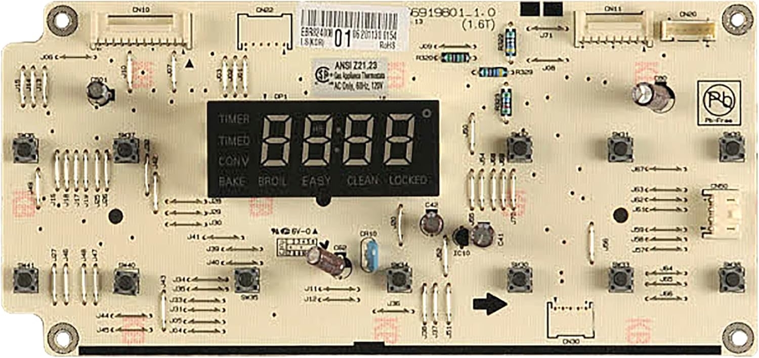 LG EBR82400801 Range Oven Control Board