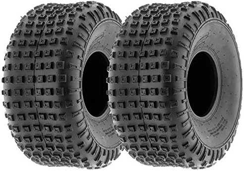 MMG Set of 2 ATV Tubeless Type Tires Size 16x8-7 (205/55-7) P94 Front or Rear - 7 Inches Rim