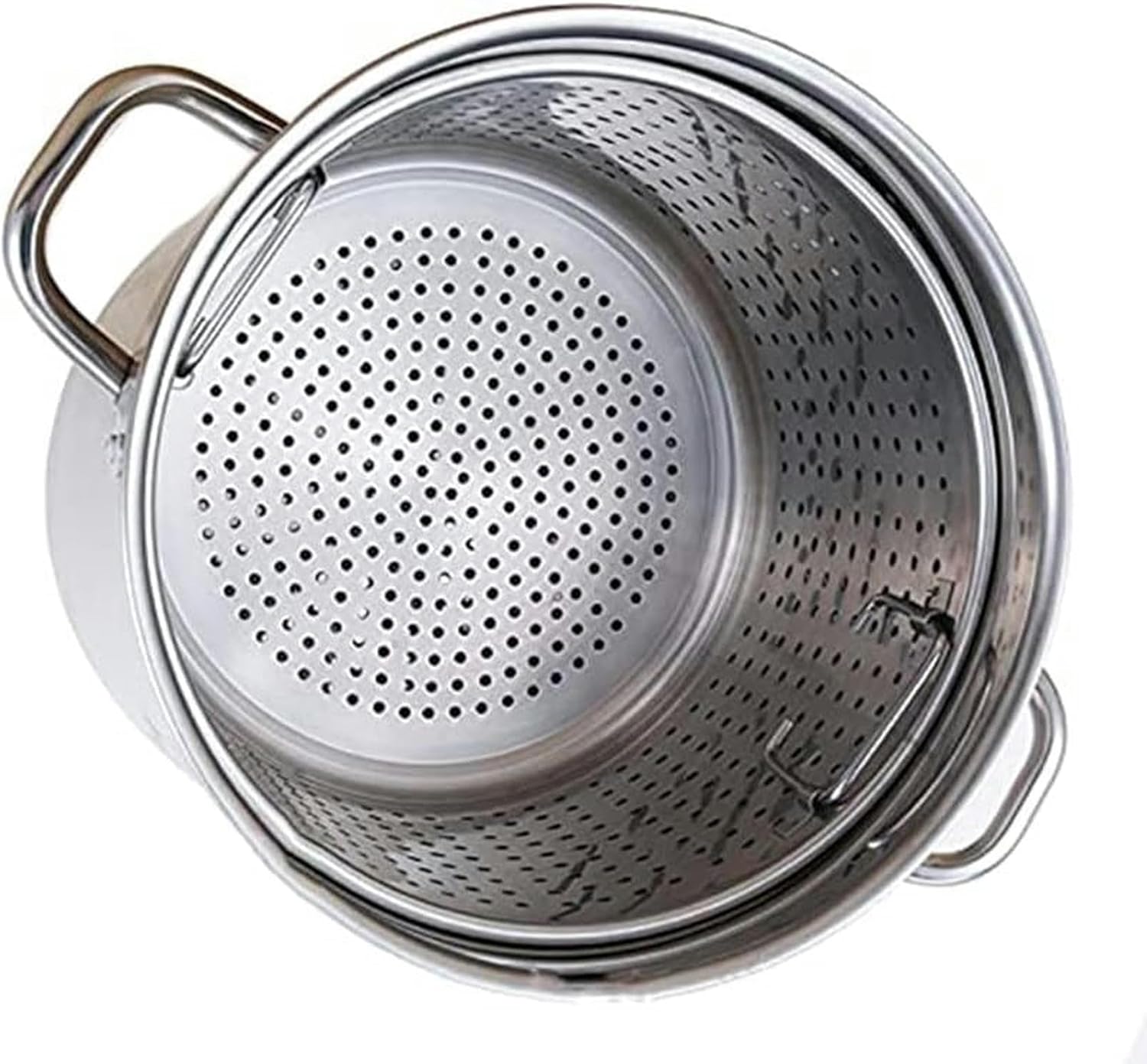 Commercial Stainless Steel Large Crab Seafood Boil Pot 27Qt/45Qt/63Qt Turkey Fryer Pot Pasta Cooker Perfect for Lobster,Shrimp,Crawfish Boil,35cm/13.8inch(35cm/13.8inch)