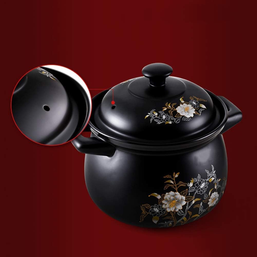 Cookware,Ceramic Casserole Stew Pot Soup Pot with Lid 26.5cm Non Stick and Easy Clean for All Stoves Except Induction Cooker,7L,7L