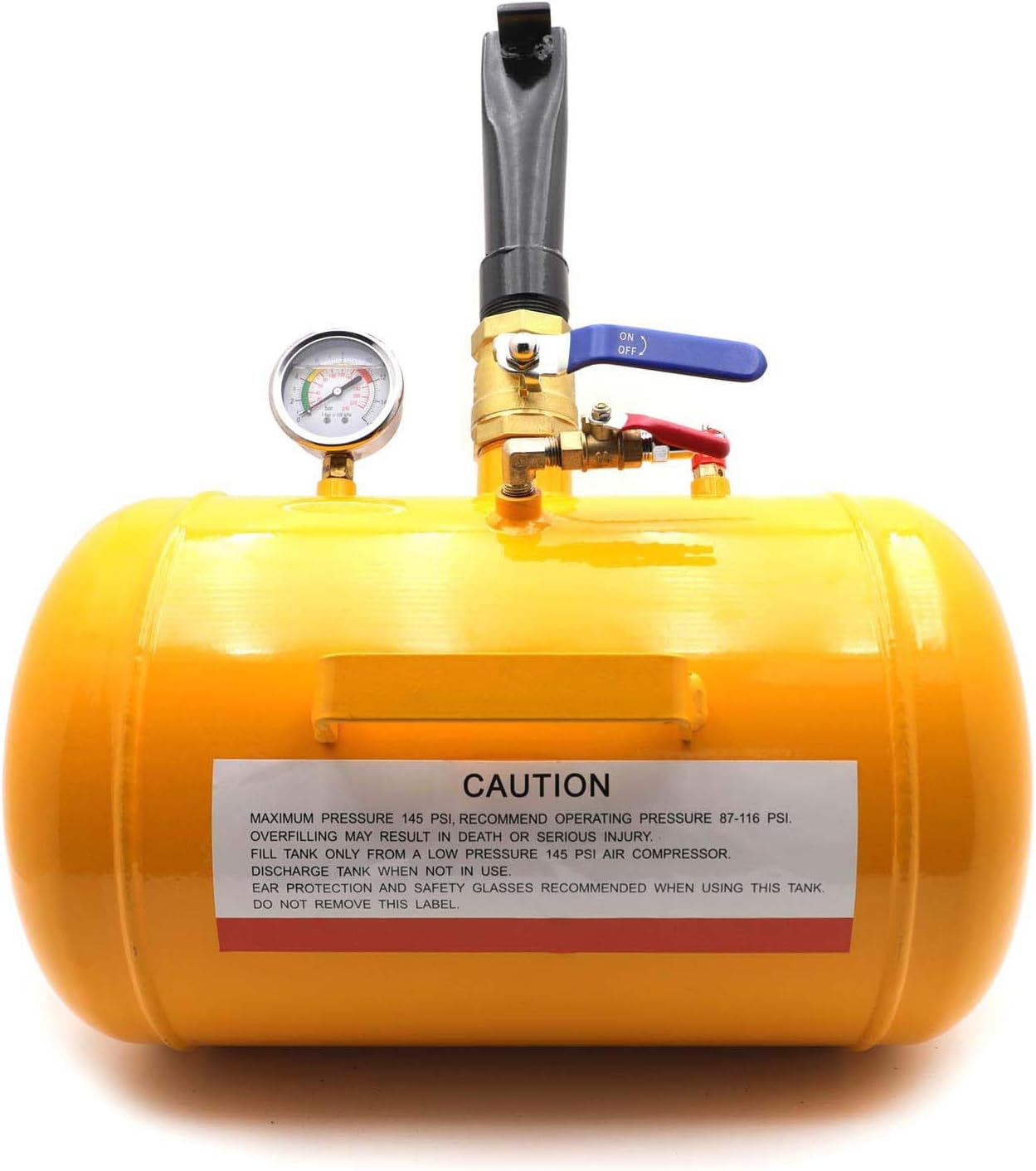 SMT- 7.5 Gallon Vehicle Air Tire Bead Seater Blaster Tool Seating Inflator Truck ATV 145PSI [P/N: ET-CAR-TIRE005-7.5G-RED]