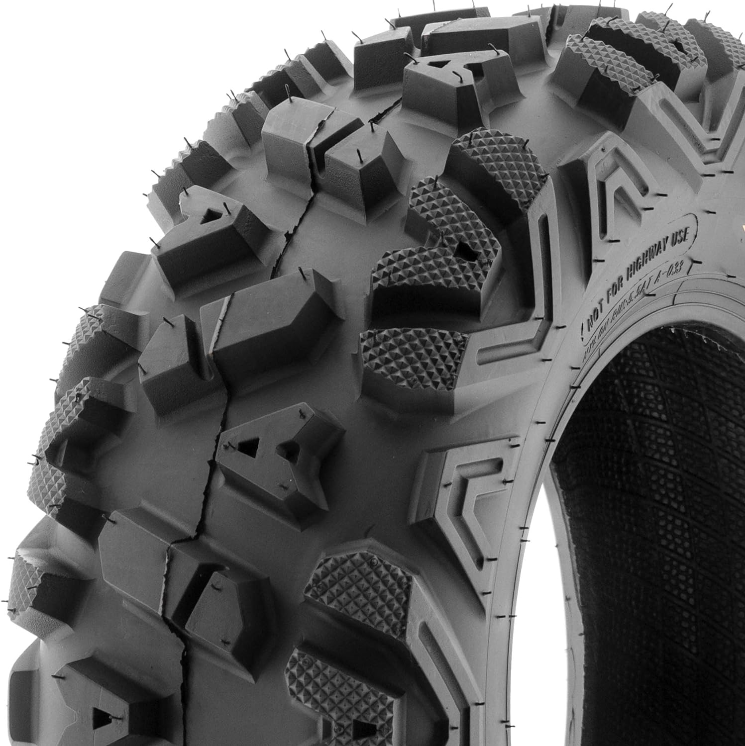 SunF 25x10-12 25x10x12 All Terrain Tire ATV UTV 6 PR Tubeless - A033 POWER I