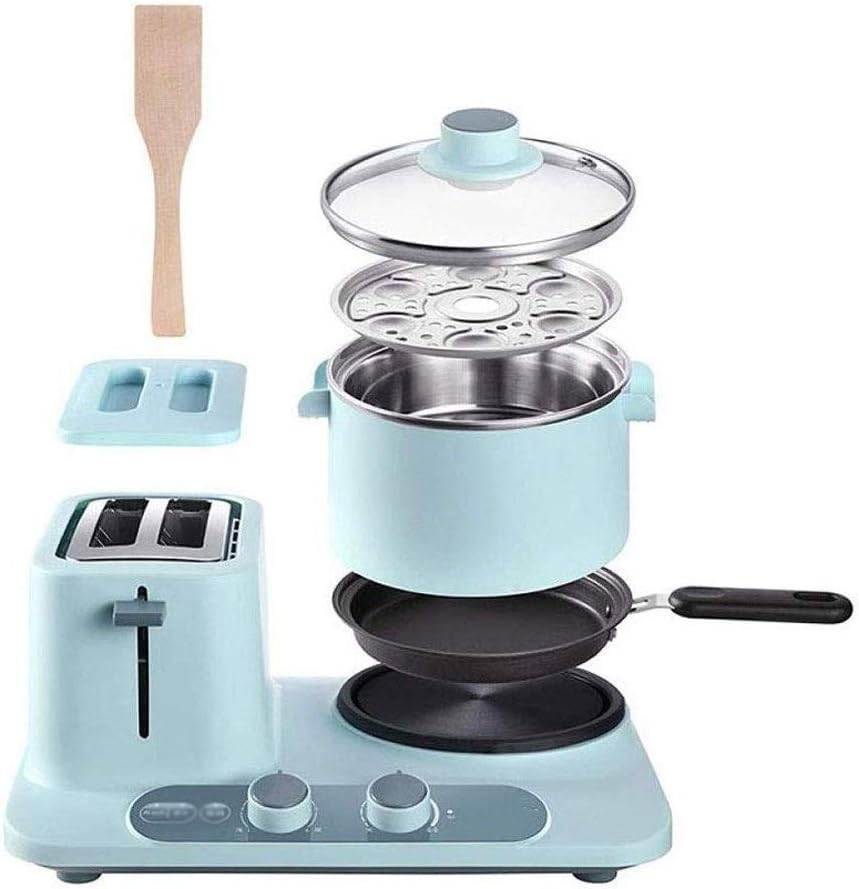 Toaster-Egg Cooker and Poacher-Vegetable,Bacon and Meat Steamer- Touch Controls - 1320W Stainless Steel(D)