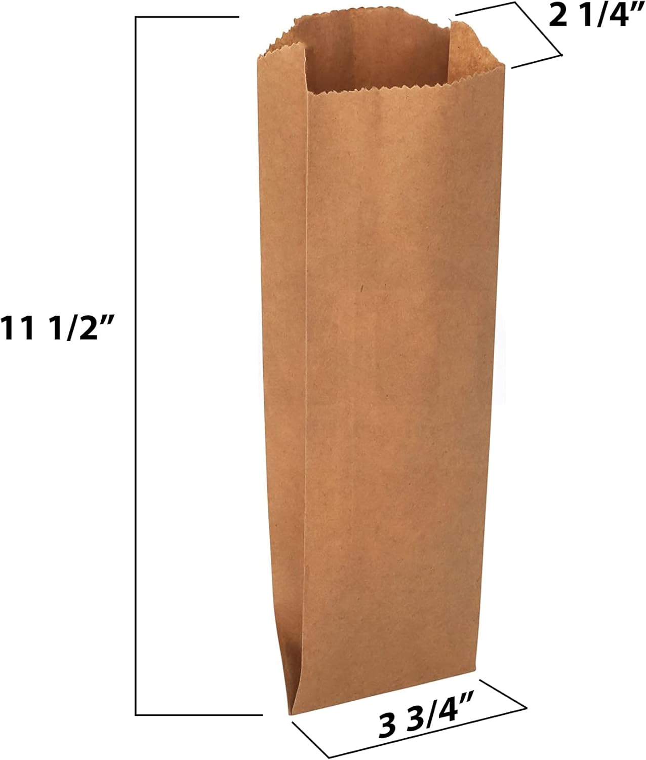 MT Products Kraft Wine Bags 3.75