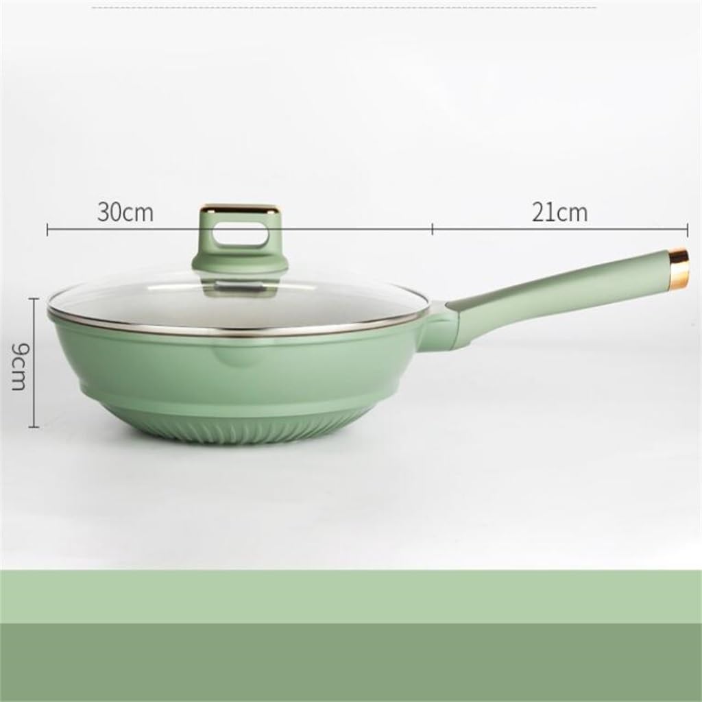 Non Stick Pan, Flat Bottomed Frying, Induction Cooker, Gas Stove, Universal Vegetable