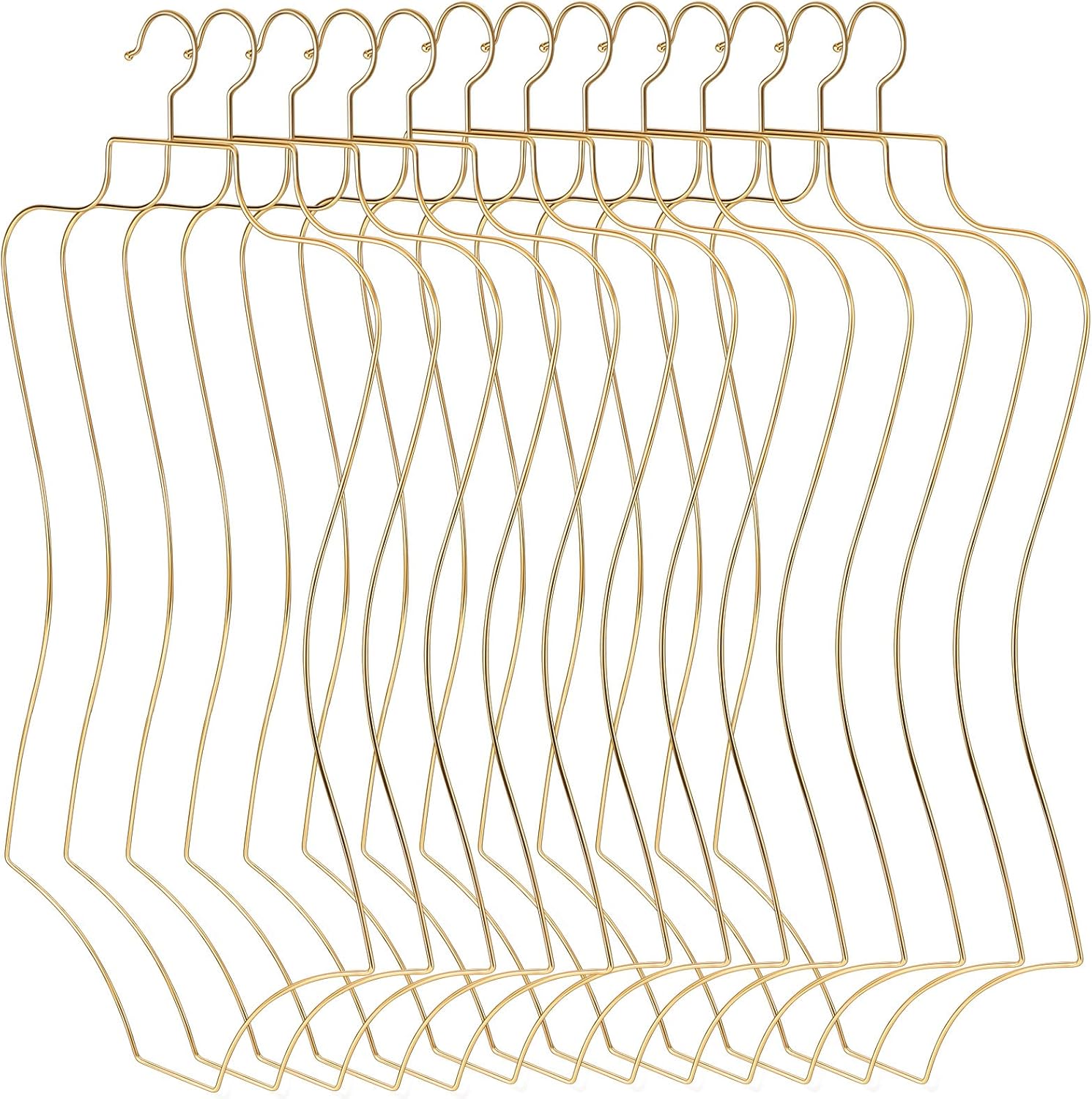 Taiyin Body Shape Bikini Hanger Wire Lingerie Hangers for Display Swimsuit Bathing Suit Swimwear Clothes Coat Slip Dress