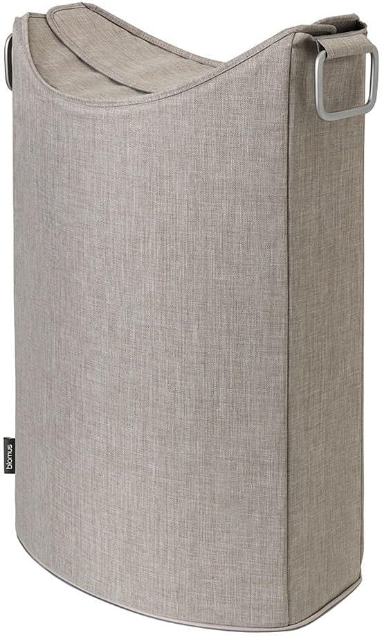 blomus FRISCO LOUNGE Foldable Laundry Bin - Ashes of Roses (Light Grey)