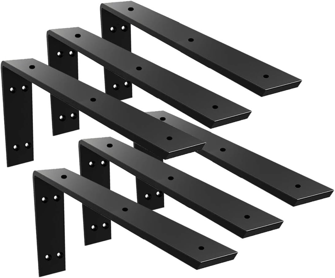 Countertop Support Bracket 6 Pack 20 inch Heavy Duty 3/8