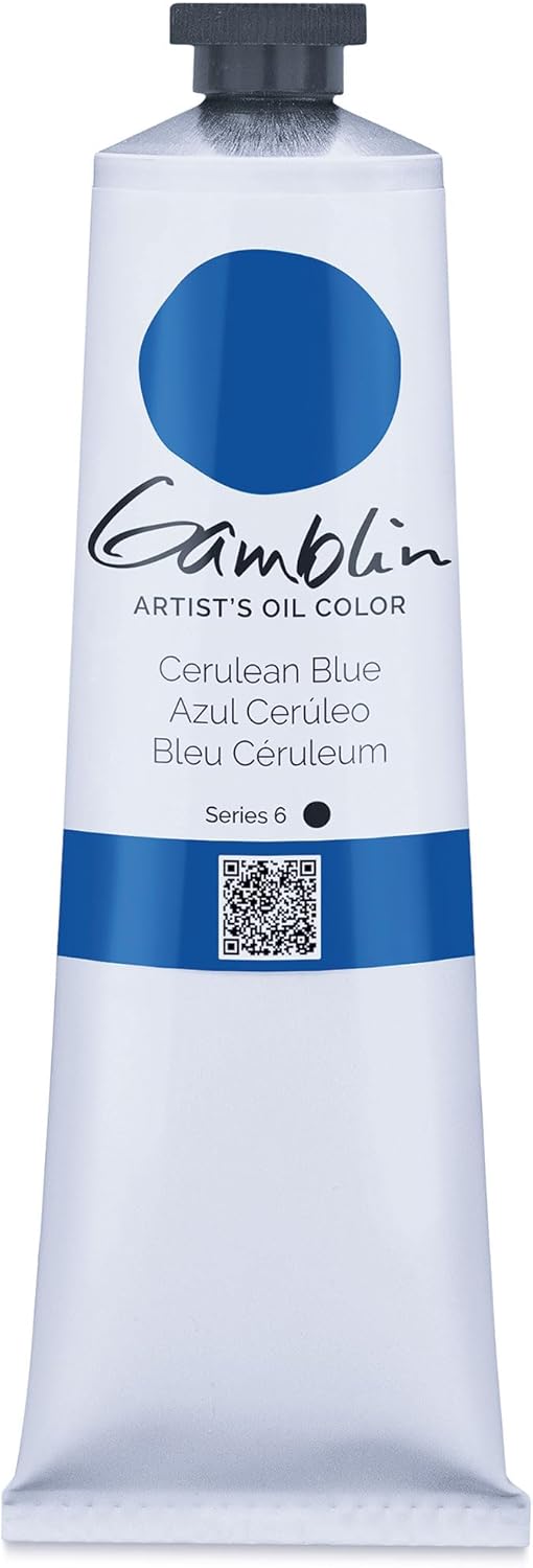 Gamblin Oil Color Cerulean Blue 150 ml tube