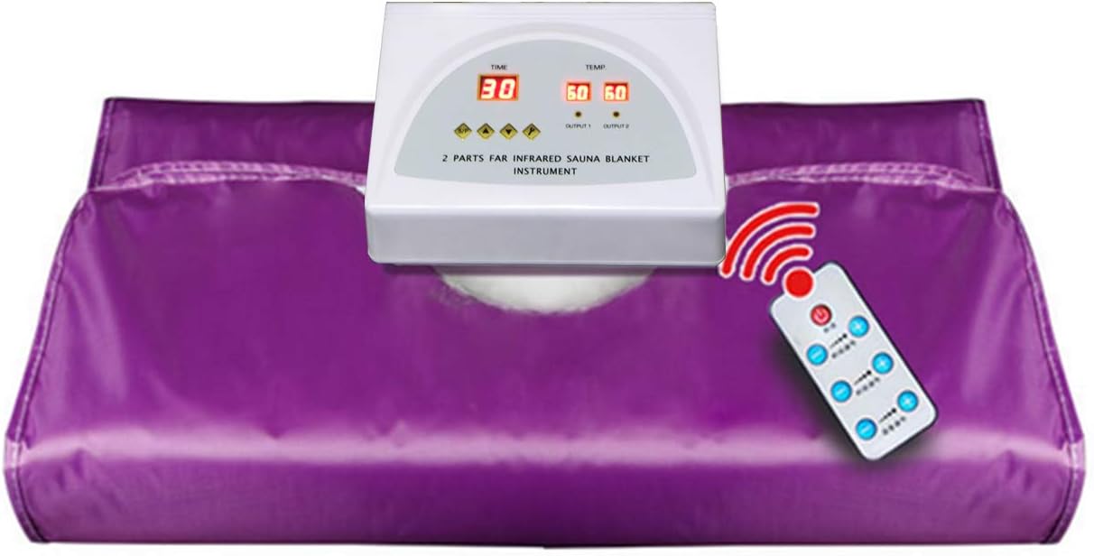 Body Shaper Weight Loss 3 Zones Sauna Heating Thermal Blanket Body Massager Arms Legs Waist and Abdomen The Whole Body Muscle Relief Heating Mat Elitzia ETBO20