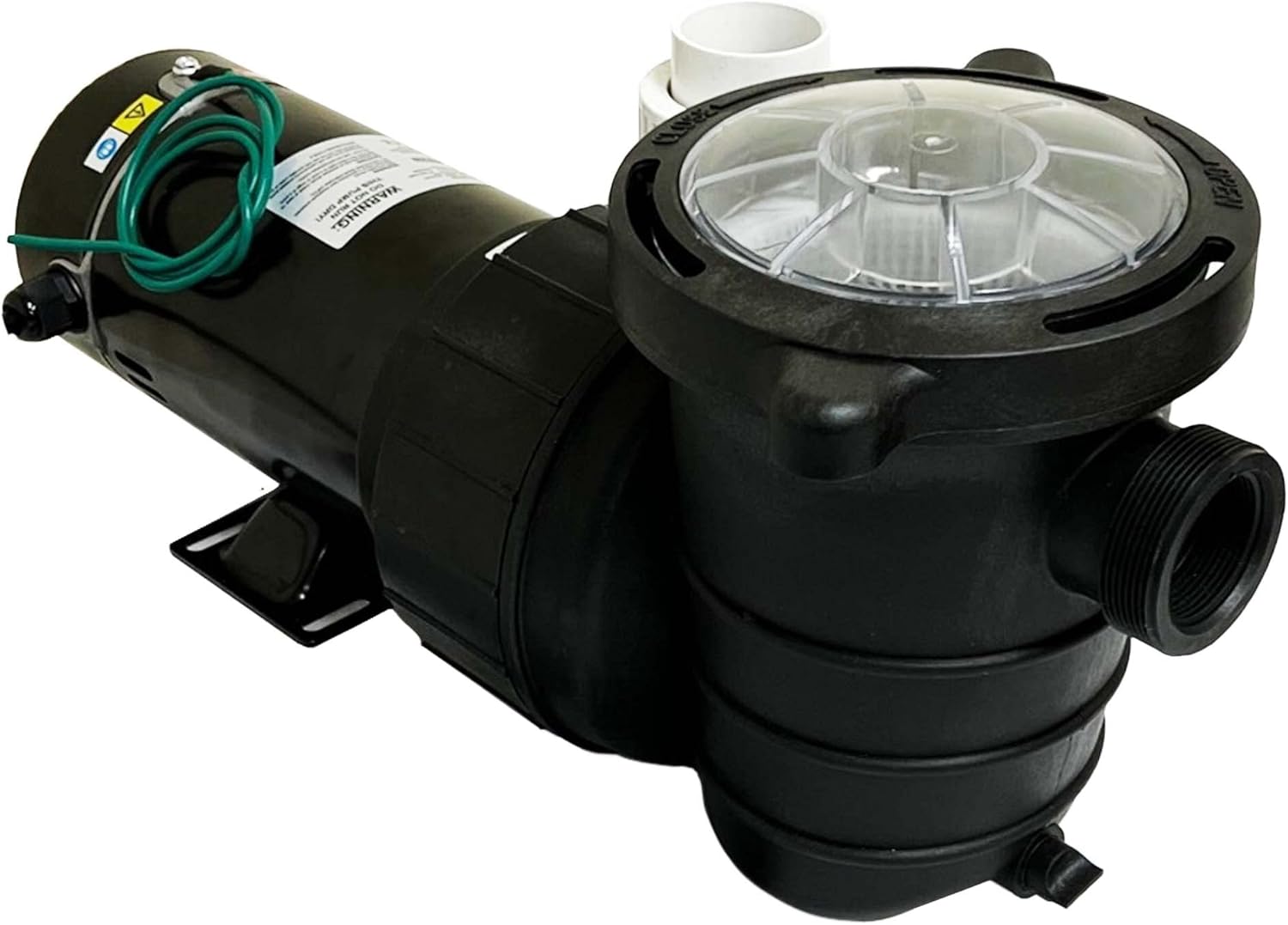 HALF OFF PONDS 3/4 HP 4,500 GPH Above Ground Pool Pump with Strainer Basket – Energy Efficient Inline Water Pump for Swimming Pools, Spas, Waterfalls, Ponds, 120V
