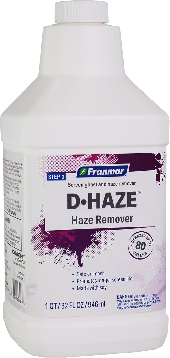 Screen Printing Haze Image Remover - Franmar Haze Remover (1 Gallon / 128oz) - DHaze - Silk Screen Cleaner/Stain Remover