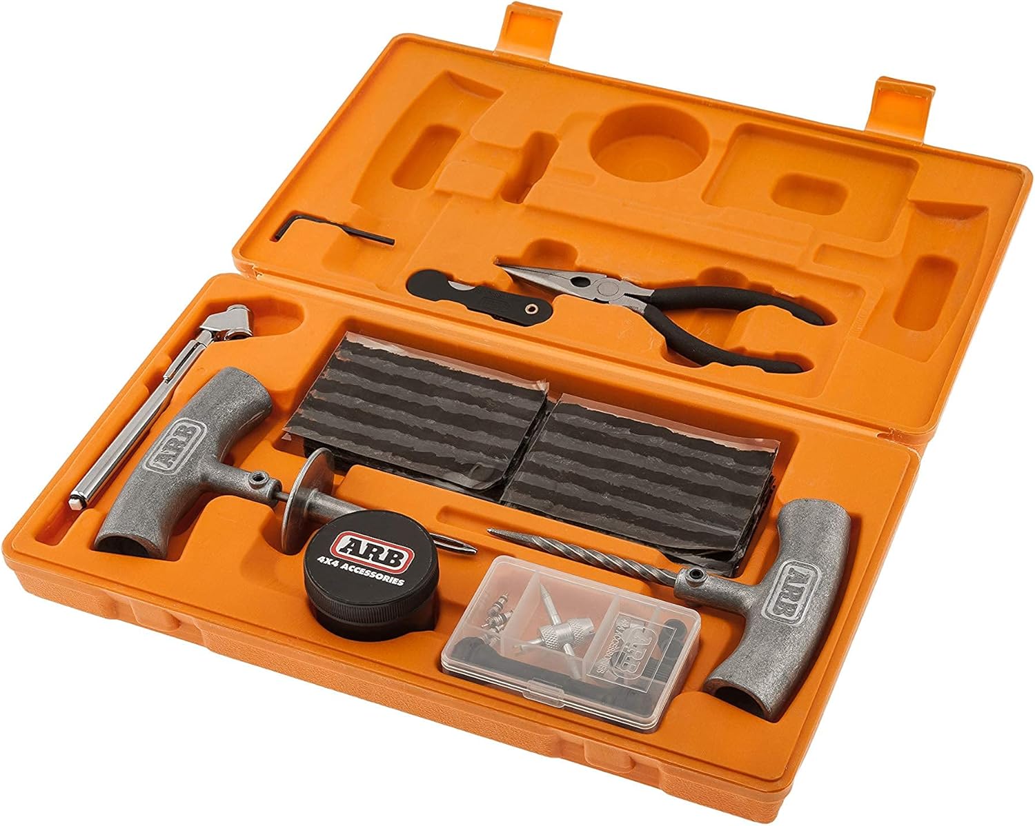 ARB 10000011 Speedy Seal Tire Repair Kit Bundle ARB600 E-Z Tire Deflator Gauge with Bar/Psi Measurements