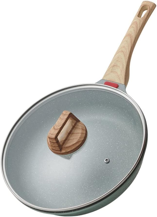 Medical Stone Pan Nonstick Steak Frying Pancake Household With Lid