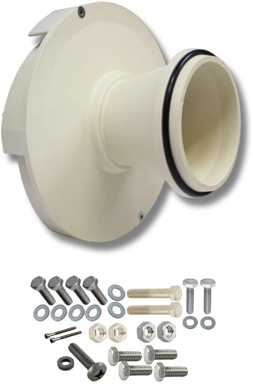 DPM Replacement Whisperflo Pump Housing Intelliflo Complete Wet End Housing Kit for Pool Pump | Made in USA | Direct Replacement for Pentair 357149 (0.5-2 HP Complete Wet End Housing)