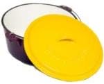 Cajun Classic 4.5 Qt. Enamel Cast Iron Dutch Oven - Purple & Gold - GL10487PG