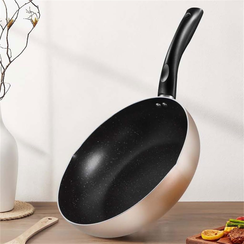 Household Frying Pan Gas Cooker Stove Flat Bottom Non-stick