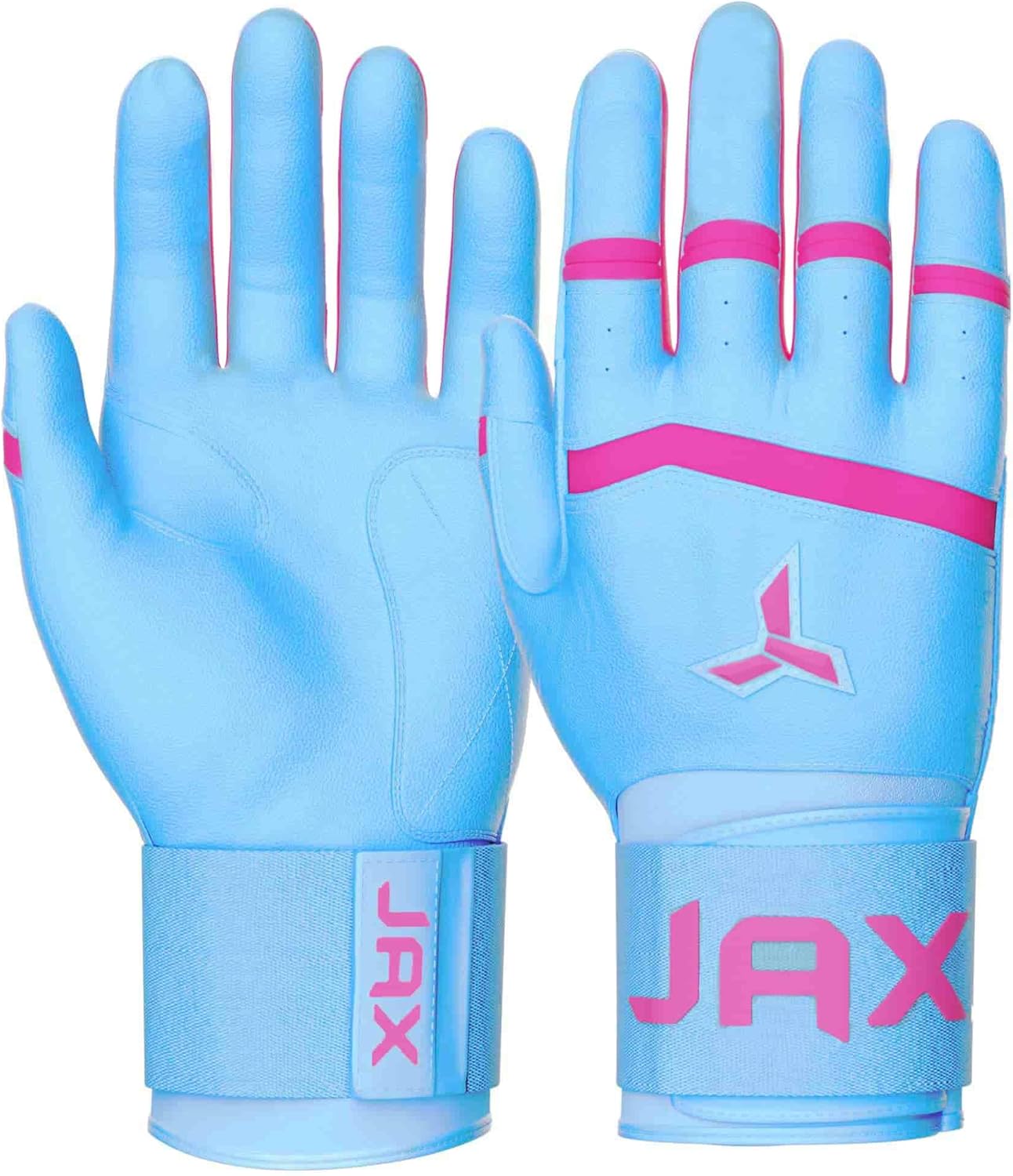 JAX Batting Gloves | Full Wrap Support Batting Glove | Baseball & Softball | Optional Web-Tech | Multiple Colors