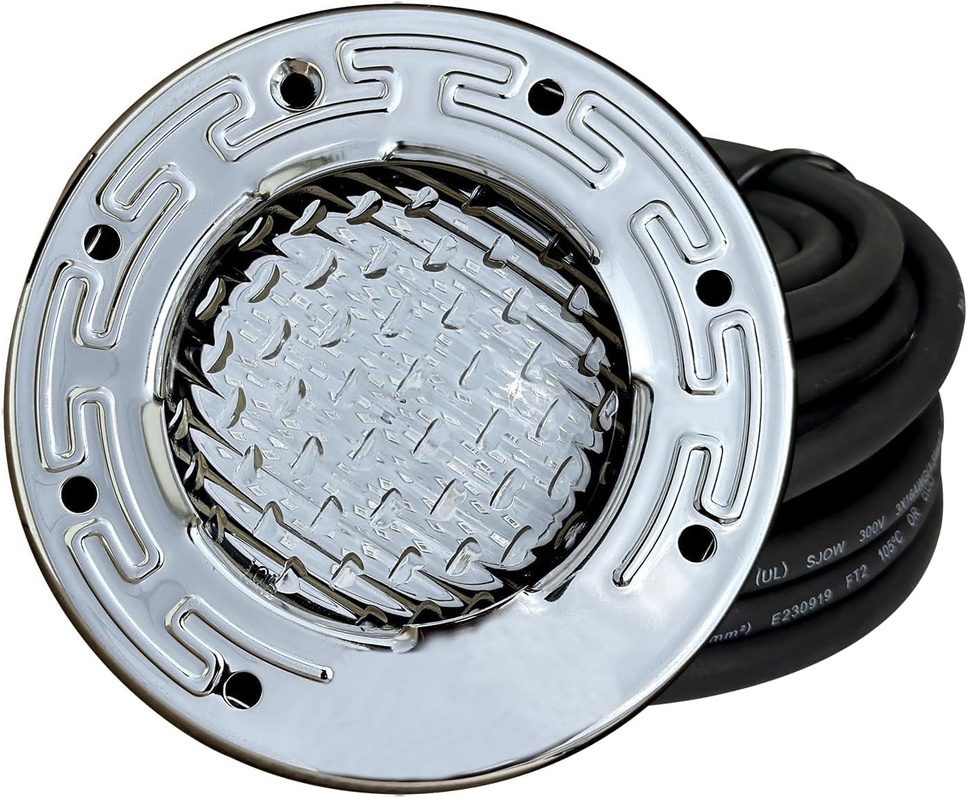 6 Inch Spa Lights for Inground Pool Led, 100ft Cord, 120v AC Led Pool Lights, Underwater Swimming Pool Spa Light, Suitable for Most 6 Inch Wet Niche, Ip68 Waterproof, White