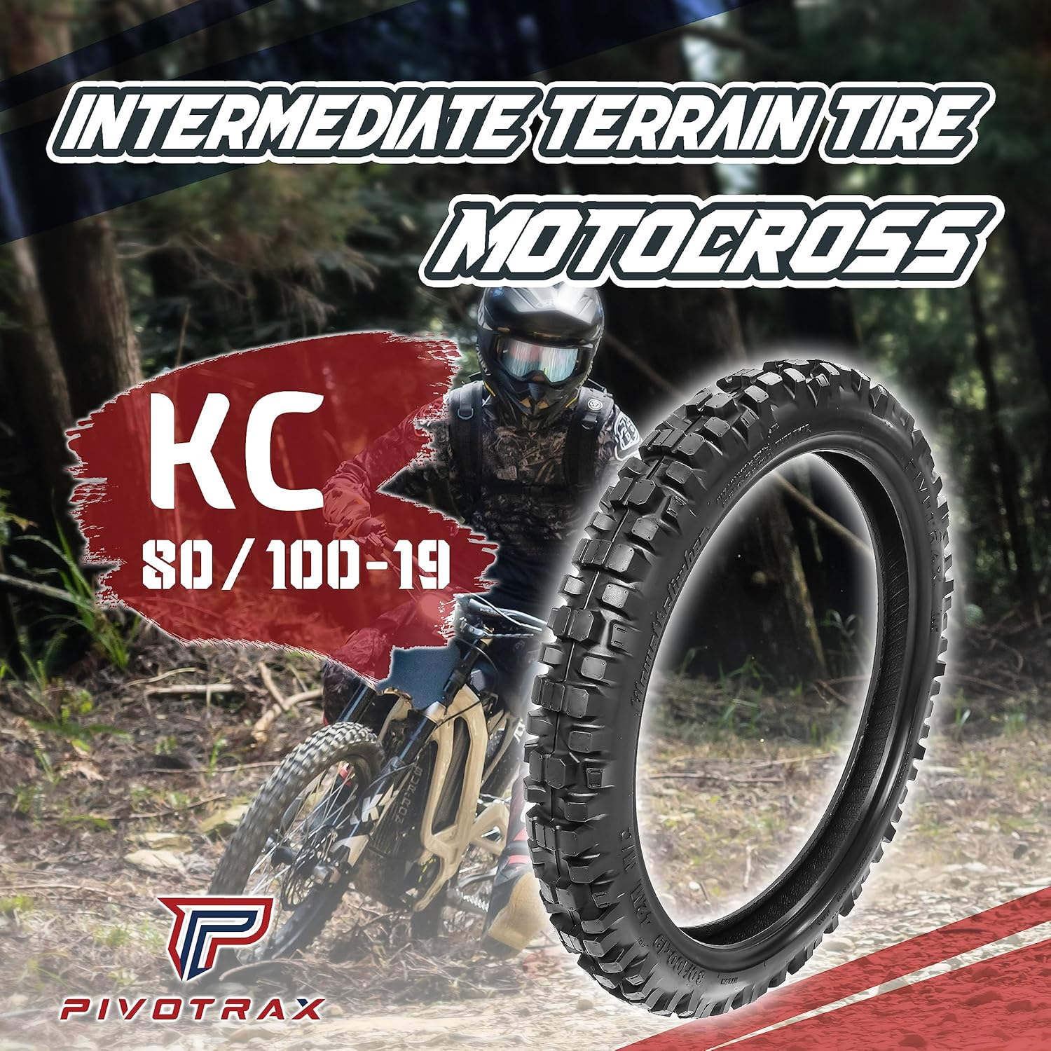 KC KilowattClimber E-Bike Tire Position: Front and Rear Compatible with Surron X260, Talaria Sting MX, L1E, Sur Ron, Segway Electric Dirt Bike eRide Pro