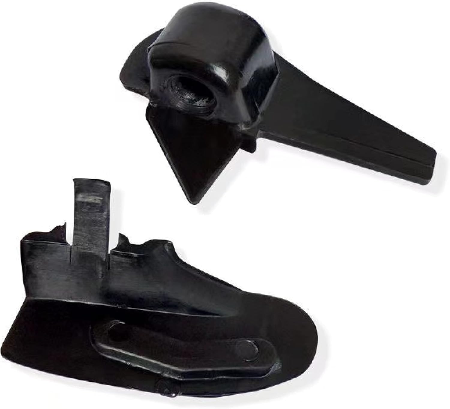 Tire Changer Plastic Insert, Tire Machine Guard, Wheel Rim Edge Protector for Mount Duck Head, Nylon Tyre Demount Fitting Head Part, 6 Front (Upper) + 6 Rear (Lower) Insert Kit/Pack, 5 Packs, 17BCL