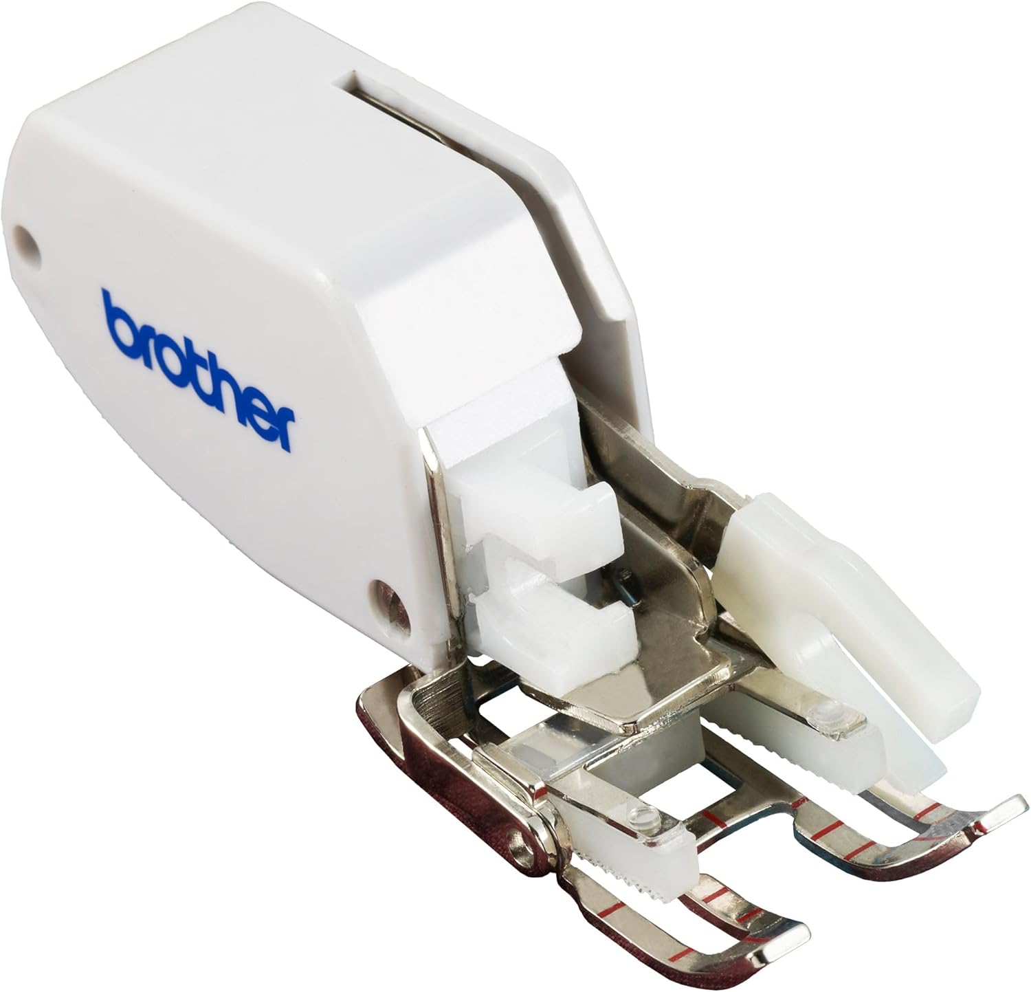 Brother Open Toe Walking Foot for Quilting and Sewing Multiple Layers, SA188 Silverwhite