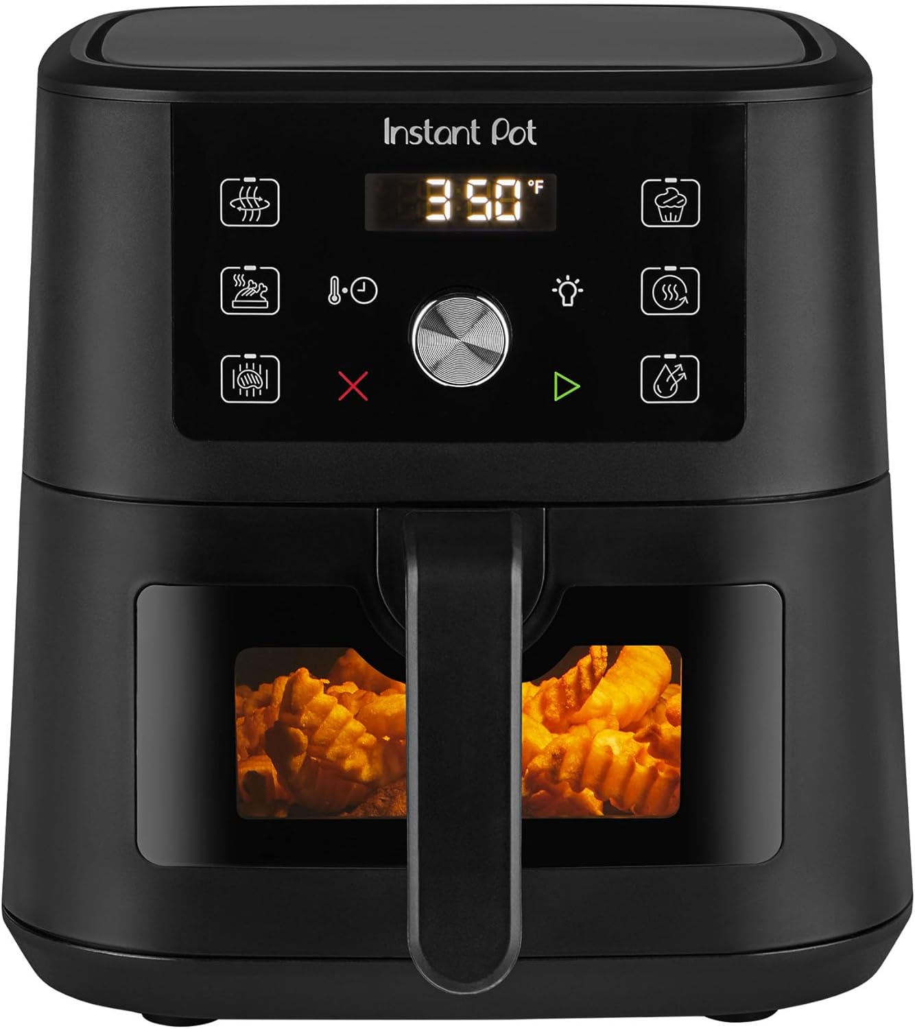 Instant Pot 4QT VORTEX 6-in-1 Mini Air Fryer, Air fry, Bake, Roast, Broil, Dehydrate or Reheat, Sea Salt, 4 Quarts