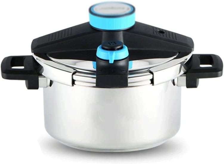 Stainless Steel Household Gas Pressure Cooker Explosion-Proof Induction Cooker Universal Multi-Purpose Pot 100kpa,D-0.1 Quarts