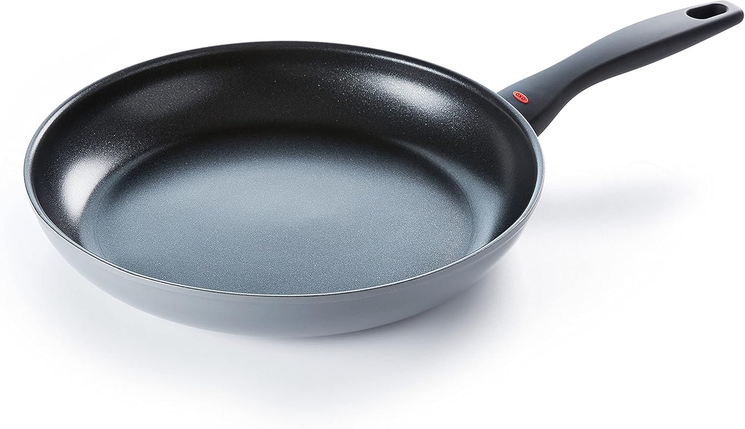 OXO Softworks Hard Anodized 28 cm Frying Pan Skillet, 3-Layered German Engineered Non-Stick Coating, Stainless Steel Soft-Touch Handle, Induction, Oven Safe up to 180 °C, Dishwasher Safe, Grey