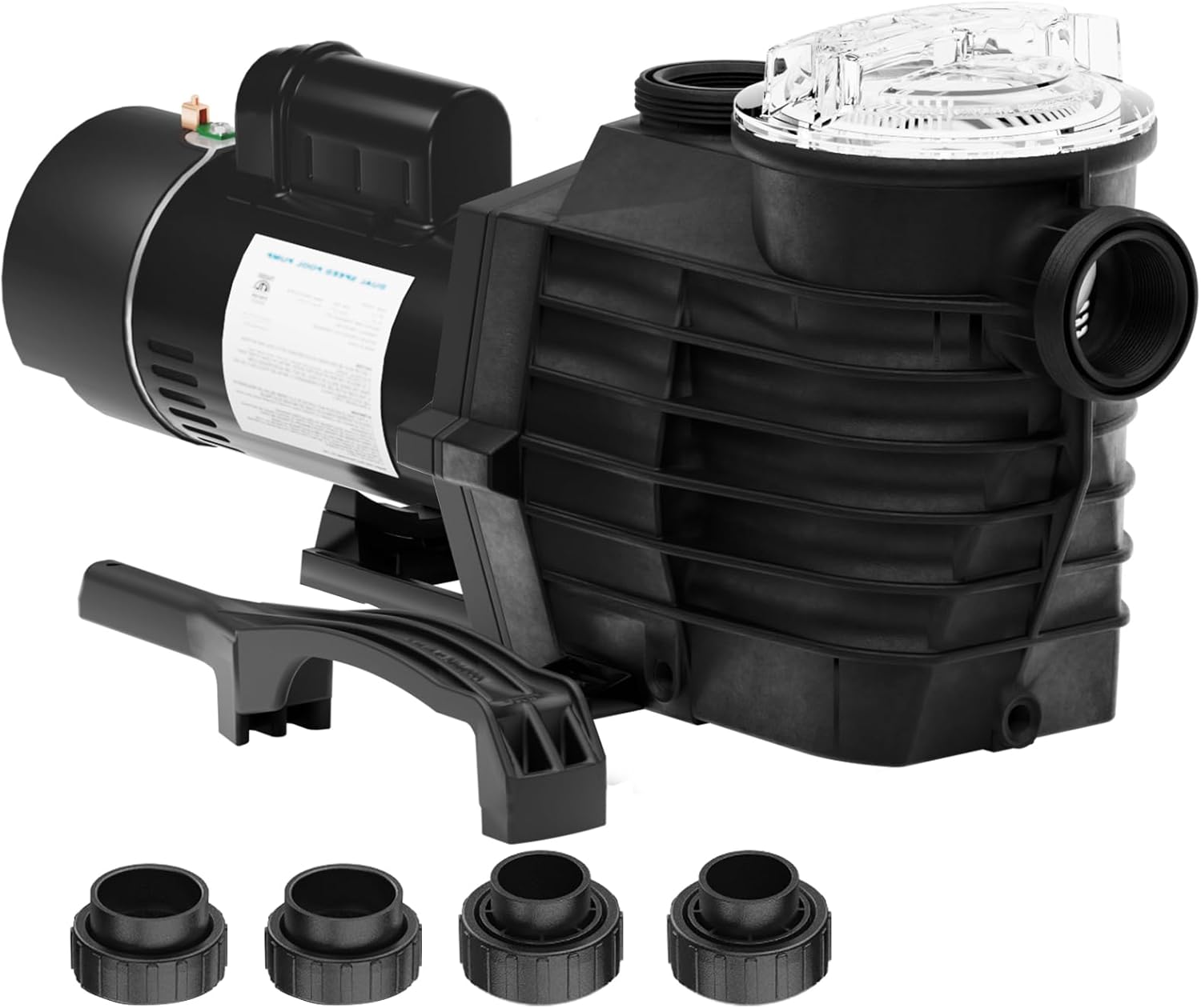 2.5 HP Inground Pool Pump | Dual Voltage | 6000GPH Max Flow | 78FT Head Lift | DoE-Compliant | 1.5