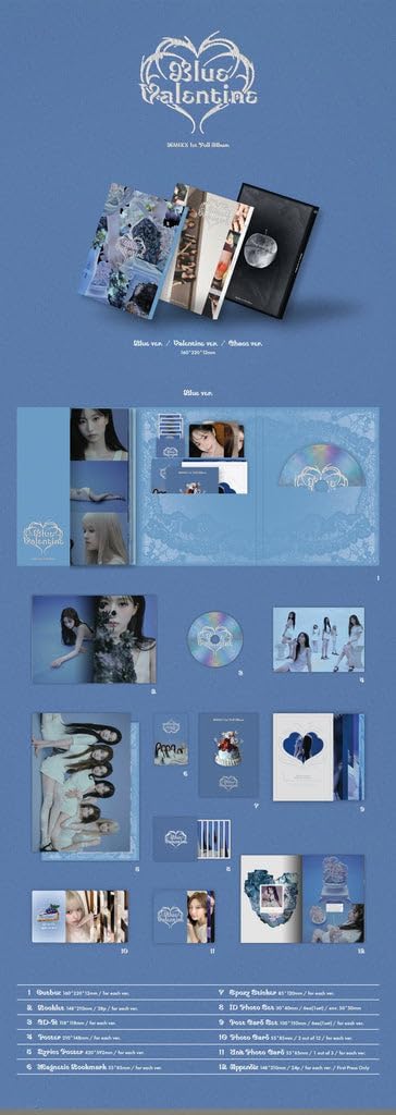 NMIXX Blue Valentine 1st Album+Pre-Order Gift (3 ver. SET)
