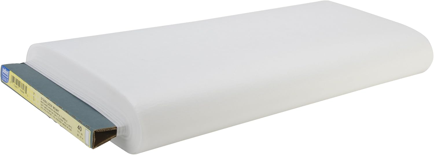Pellon FBA_40-W Stabilizer Mid Heavy Weight White, 22 Inches