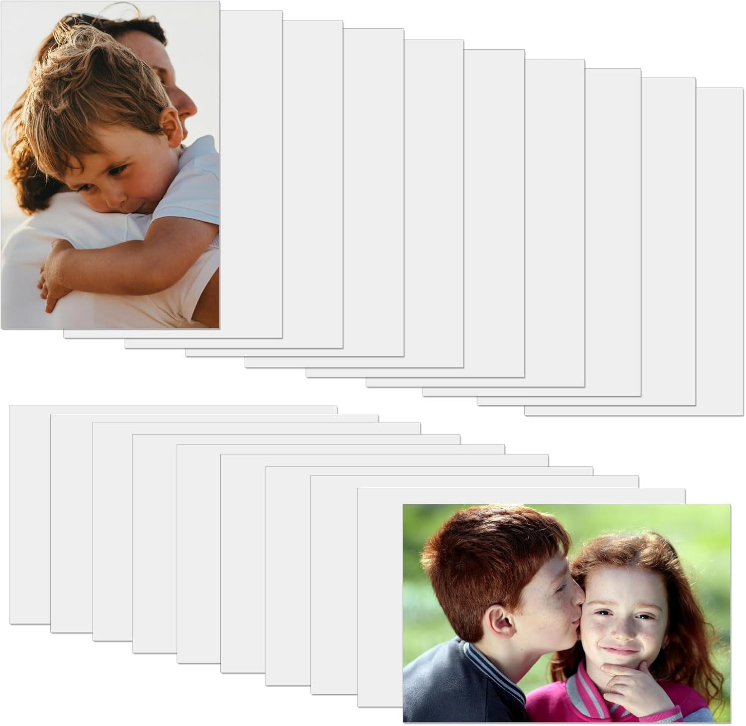 ToBeAce 20 Pcs Sublimation Metal Photo Blanks 12