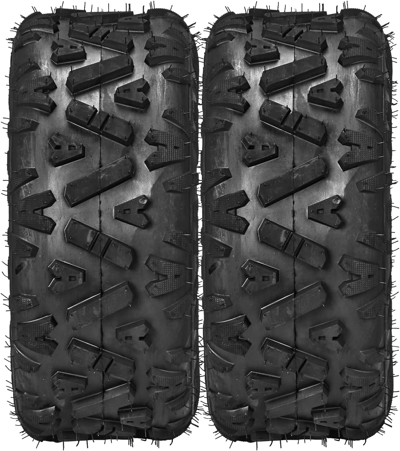 Motorhot 19x7-8 ATV UTV Tires 19x7x8 Mini Bike Tire Replacement for Coleman Mini Bike CT200U BT200X Baja Warrior MB165 MB200 Axis M200 Coolster 110cc 125cc Quad 4 Wheeler Go Kart,Tubeless,4PR,Set of 2