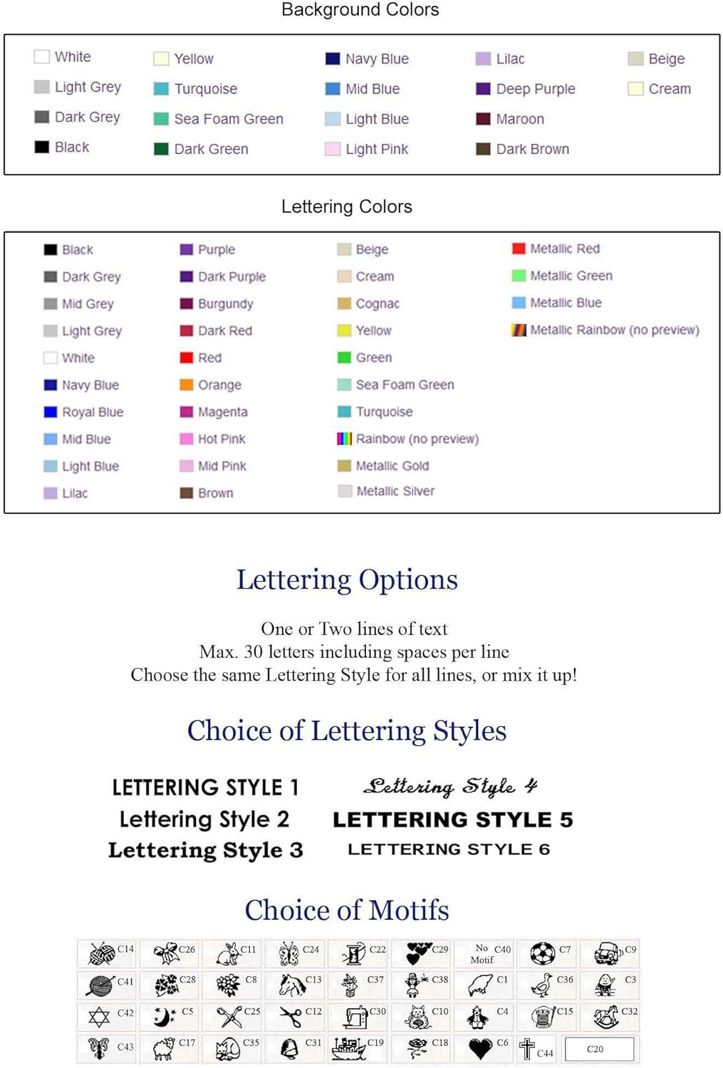 Personalized 100% Woven Sewing Labels 1/2