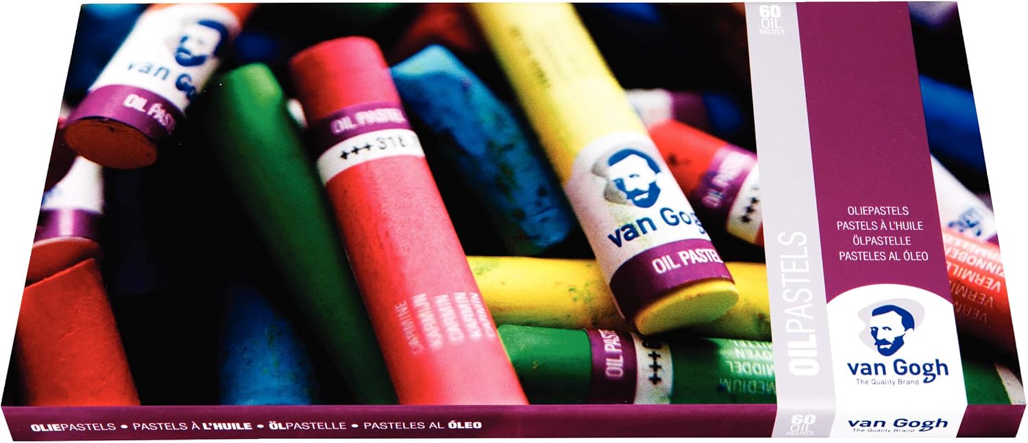Van Gogh Oil Pastel, Round Full Stick, 60-Piece Set