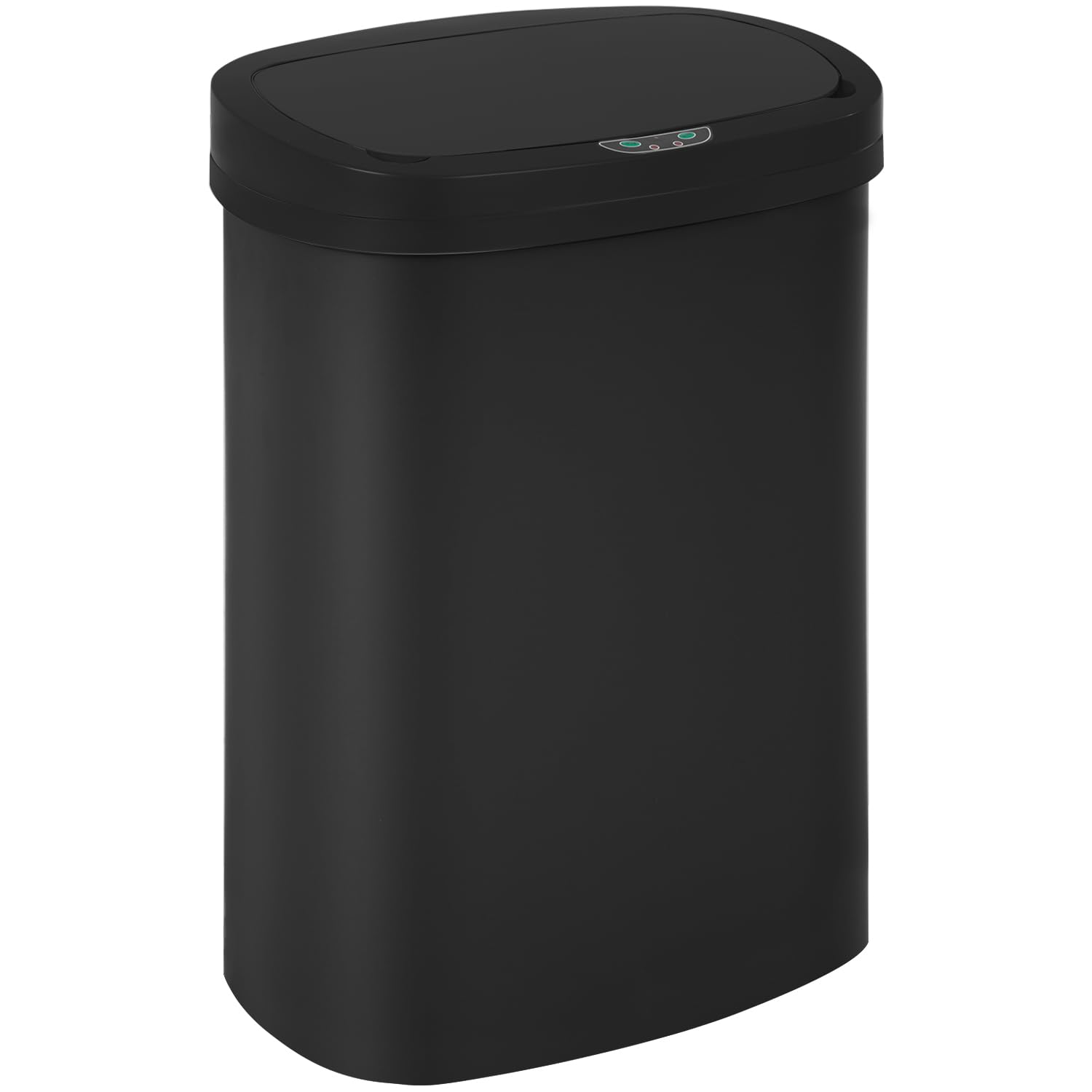 BestOffice Trash Can Broken-Resistant Plastic Touch Free High-Capacity Garbage Can with Lid for Bedroom Bathroom Home Office 49 Liter 13 Gallon Trash Can Automatic Kitchen Trash Can