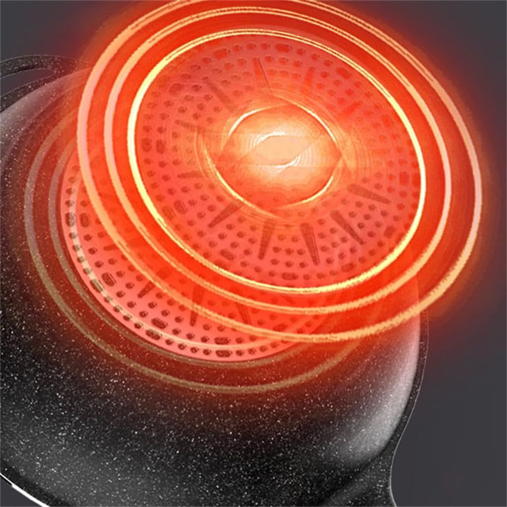 Non-stick Frying Pan Household Flat Bottom Smokeless Induction Cooker Gas