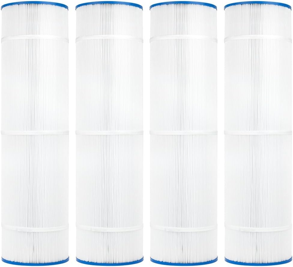 Clear Choice Pool Spa Filter 7.00 Dia x 25.50 in Cartridge Replacement for Hayward Super-Star-Clear C4000 Baleen AK-6052, [4-Pack]
