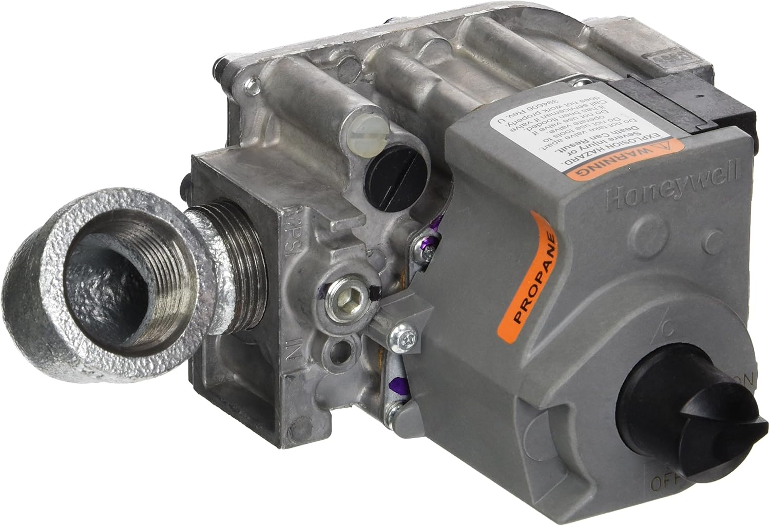 Zodiac R0455300 Propane Gas Valve with Street Elbow Replacement for Zodiac Jandy LXi Low NOx Pool and Spa Heaters